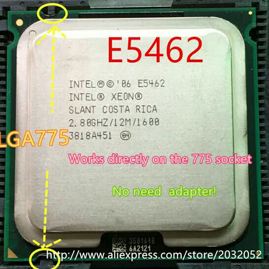 Intel C2Q Xeon E5462