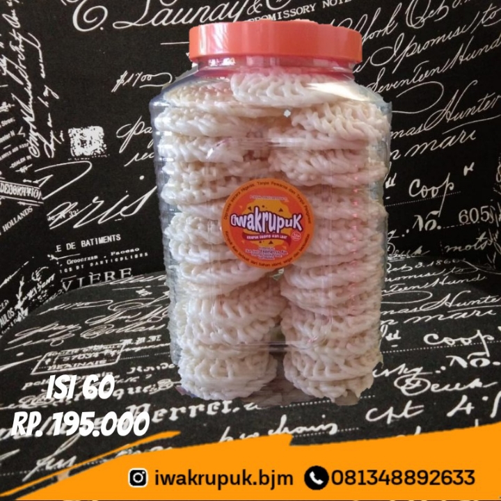 Iwakrupuk Toples Isi 60 pcs