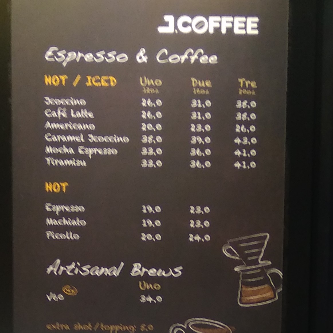 J Coffee Espresso