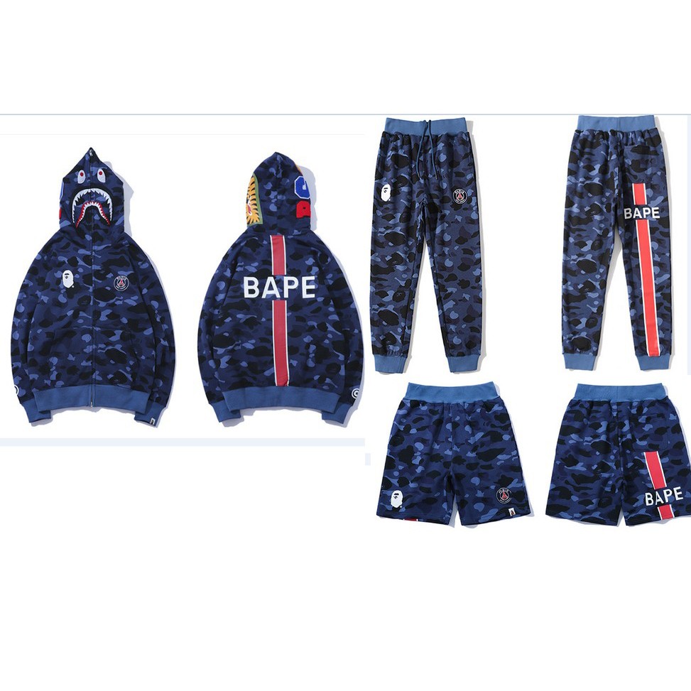 JAKET BAPE X PSG