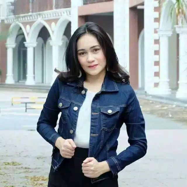 JAKET JEANS AURORAAURORI ASLI BAHAN JEANS ORIGINAL 3WARNA 3