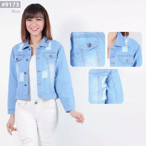 JAKET JEANS SOBEK 2 WARNA