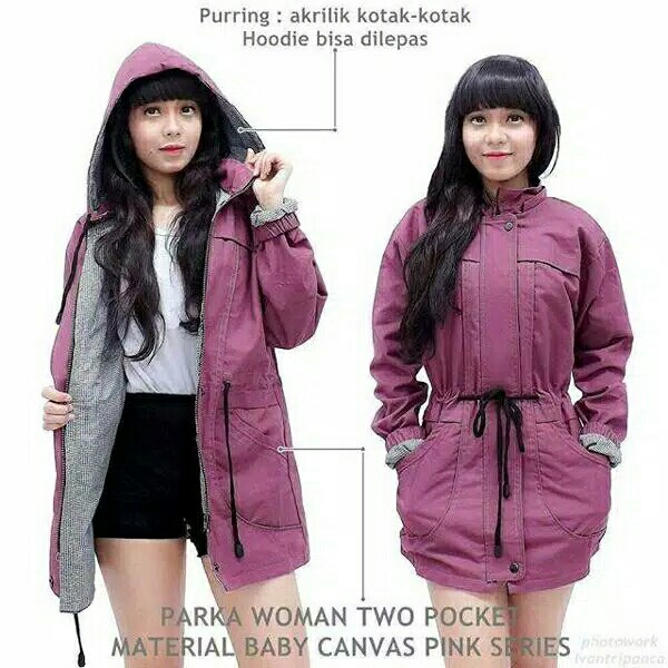 JAKET PARKA WANITA  JAKET PARKA CEWE  JAKET WANITA 3