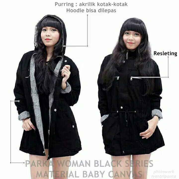 JAKET PARKA WANITA  JAKET PARKA CEWE  JAKET WANITA 5