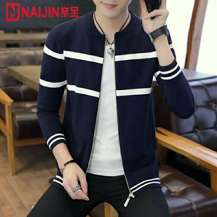 JAKET RAJUT NAIJIN NAVY