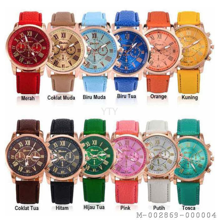 JAM TANGAN GENEVA ROMAWI QUARTZ
