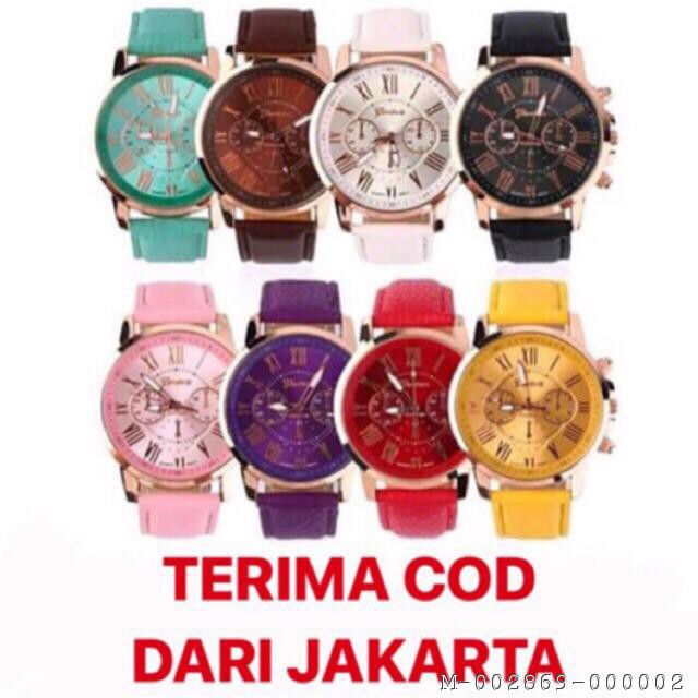 JAM TANGAN GENEVA ROMAWI QUARTZ 2