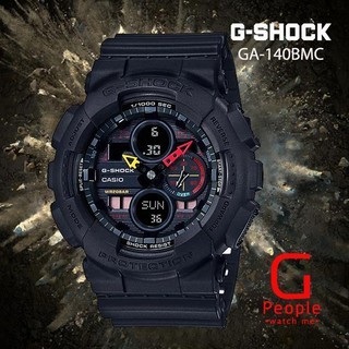 JAM TANGAN PRIA CASIO G-SHOCK GA 140 BMCGARANSI MESIN 2 TAHUN MERK CA