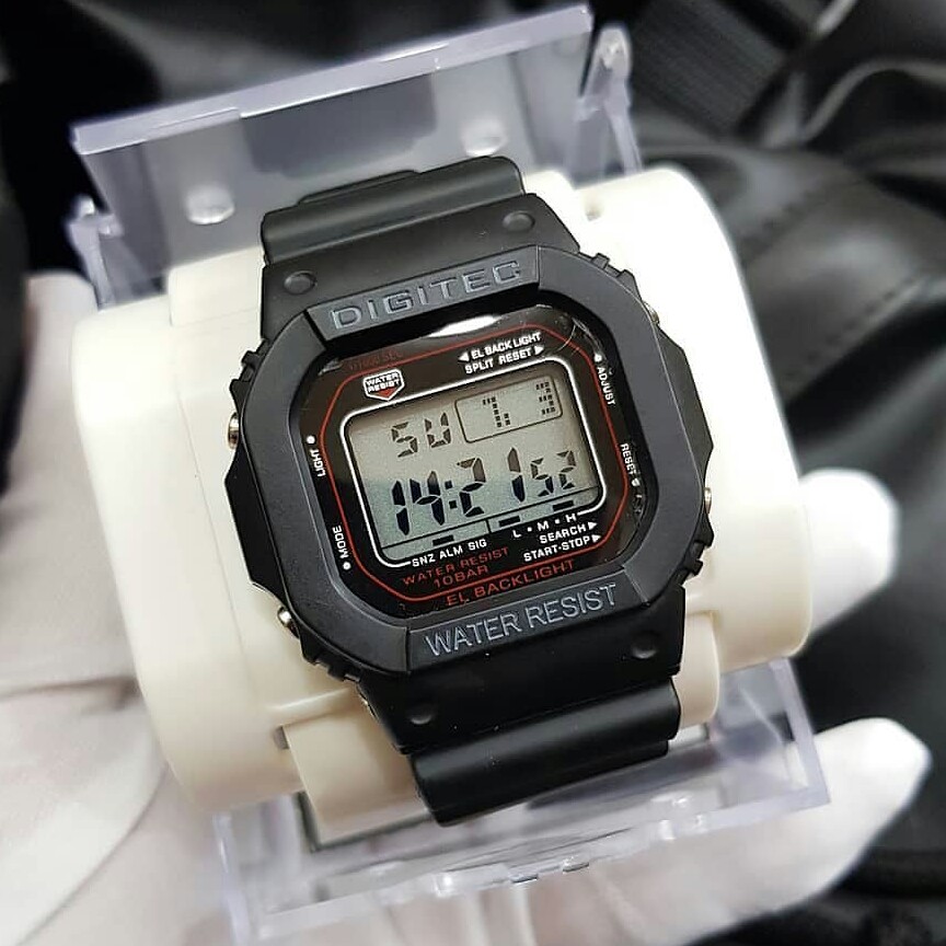 JAM TANGAN PRIA DIGITEC 2024T ANTI AIR GARANSI 2 BULAN MERK DIGITEC P