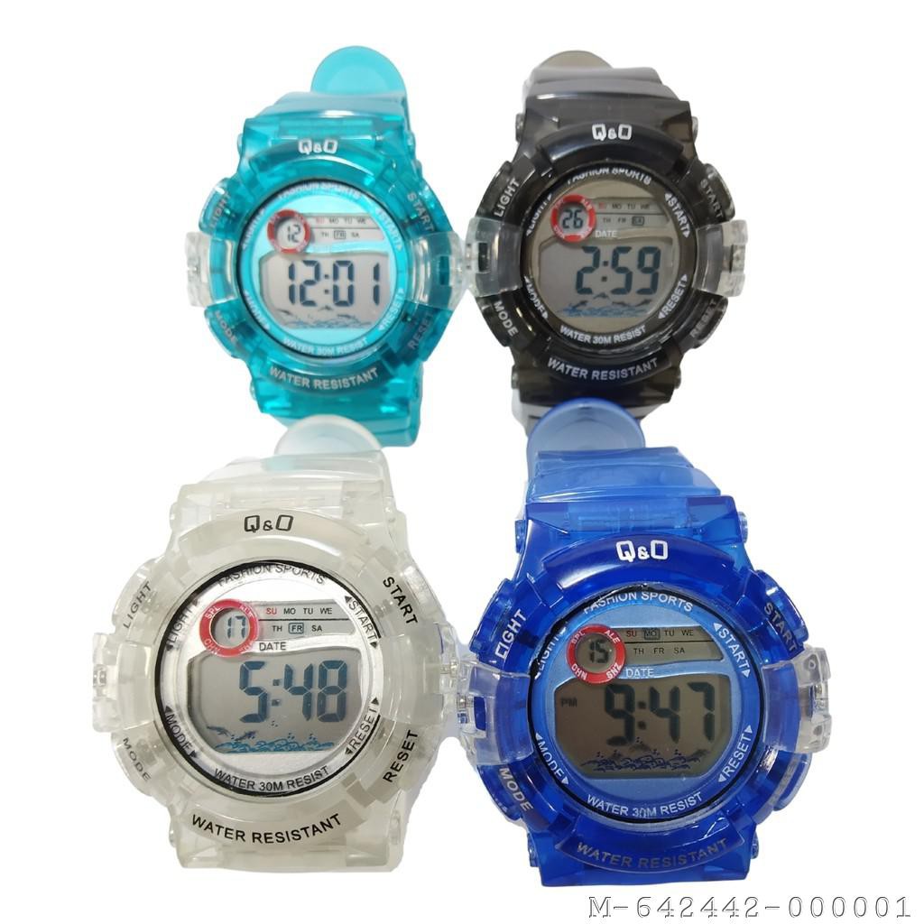 JAM TANGAN QQ TRANSPARAN RUBBER