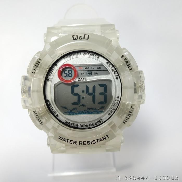JAM TANGAN QQ TRANSPARAN RUBBER 2