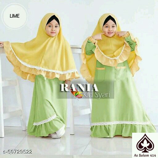 JC GAMIS RANIA ANAK - GREEN