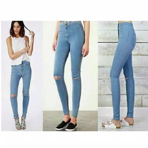 JEANS PUNNY HW LIGHT BLUE