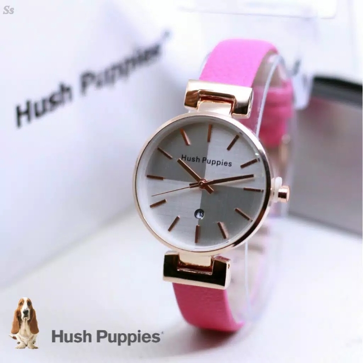 JF02 Hush Puppies Tanggal Balok Pink