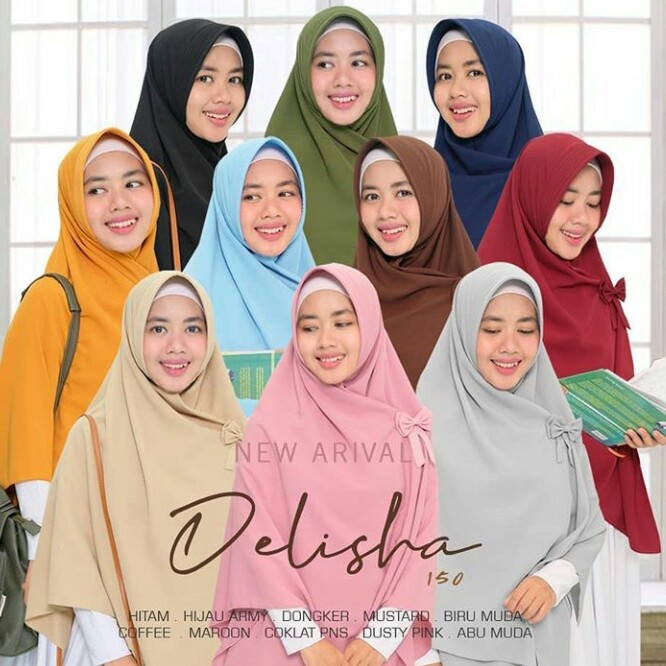 JILBAB SYAREE MERK DELISHA PITA PER UNIT