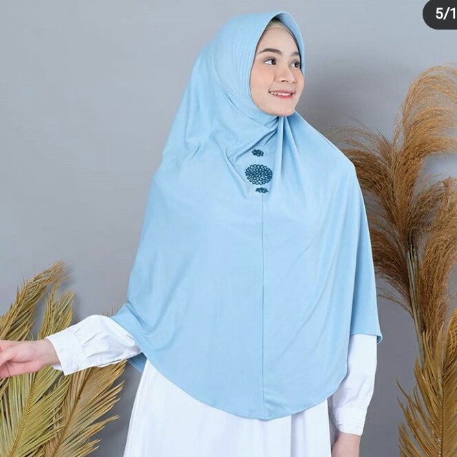 JILBAB SEMI INSTANT MERK HAMEEDA NAMIRA PER UNIT 2