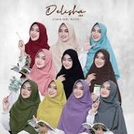 JILBAB SYAREE MERK DELISHA PITA PER UNIT