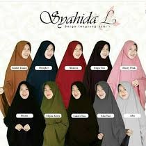 JILBAB SYAREE MERK SYAHIDA ANTEM PER UNIT