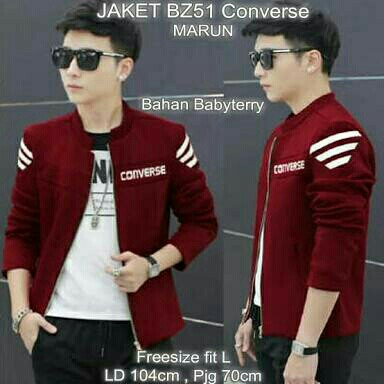 JKT CONVERSE MAROON