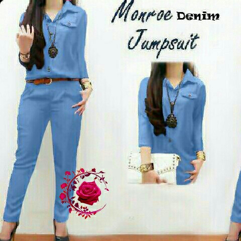JS MONROE DENIM BIRU