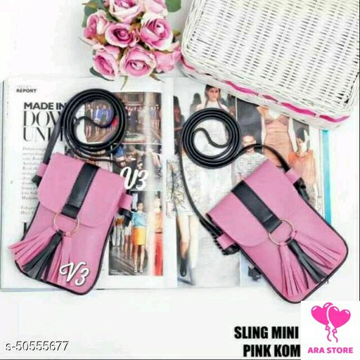 JTB - SLINGBAG MINI LONCENG SLINGBAG HP LUCU-Pink