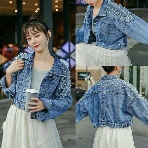 Jacket Jeans Pearl Import