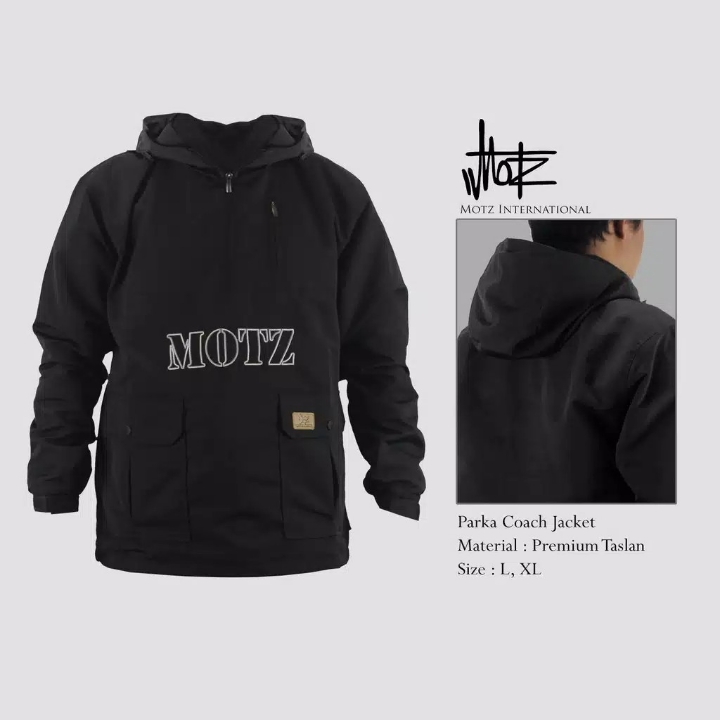 Jacket Parka Couch 20 Original HITAM