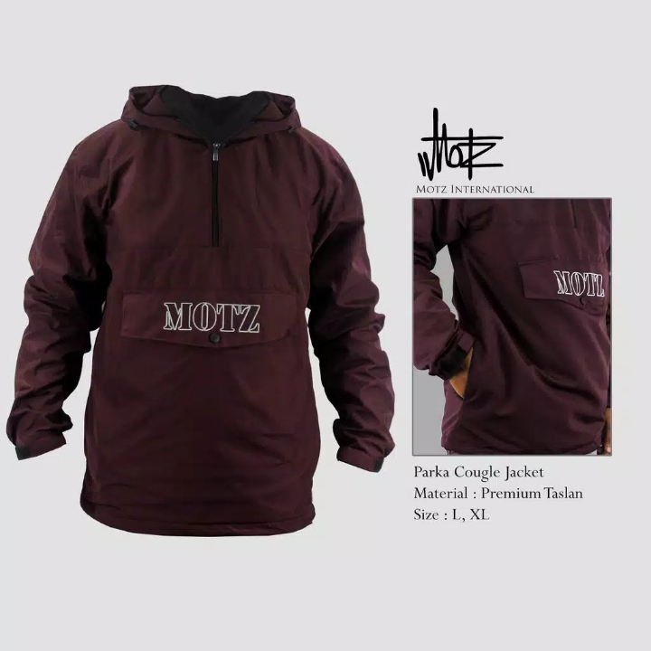 Jacket Parka Cougle MAROON Original By Motz