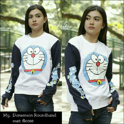 Jacket Sweter Wanita Doraemon
