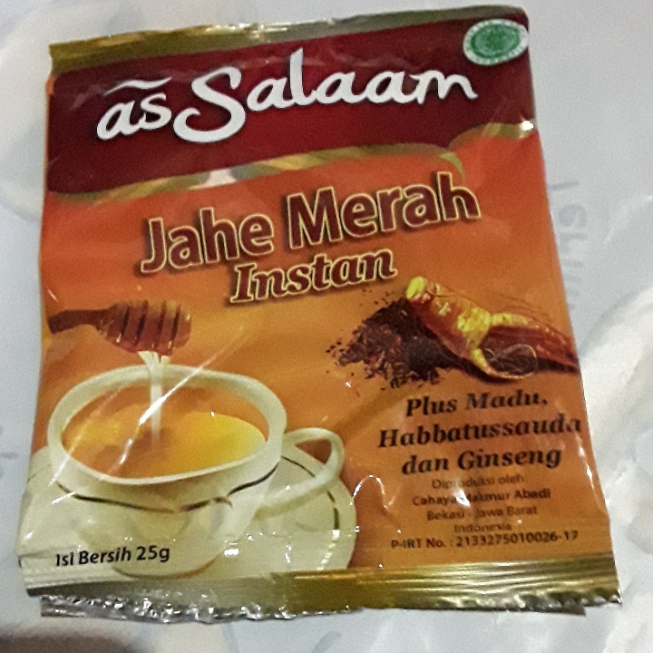 Jahe Merah As Salam Instan