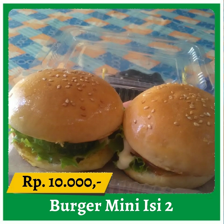 Jajanan Arinia-Burger Mini Isi 2