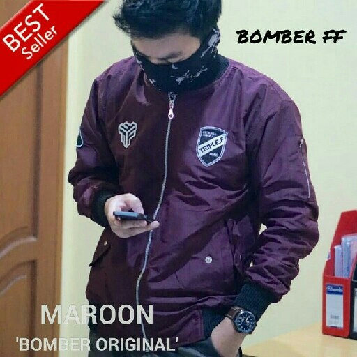 Jaket Bomber FF ORIGINAL