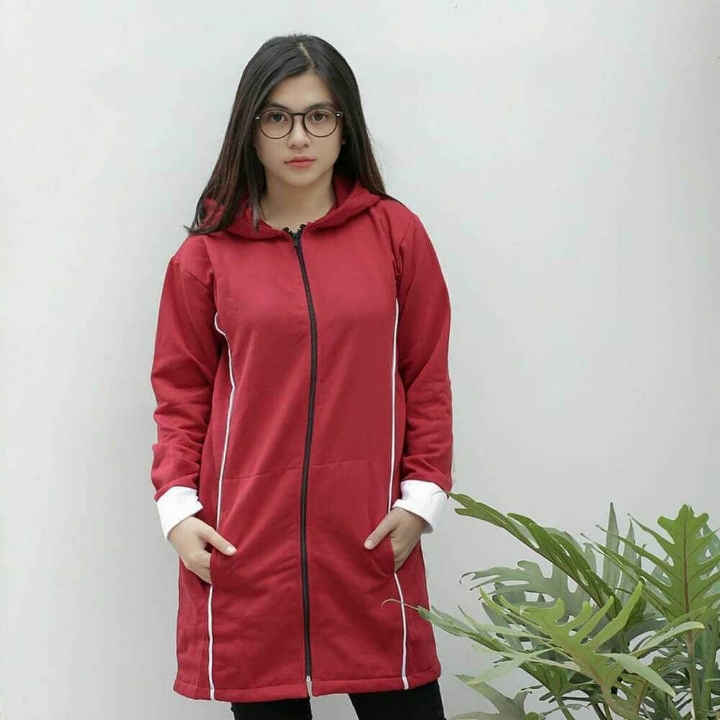 Jaket Hoodie Long Jacket - FAM 009