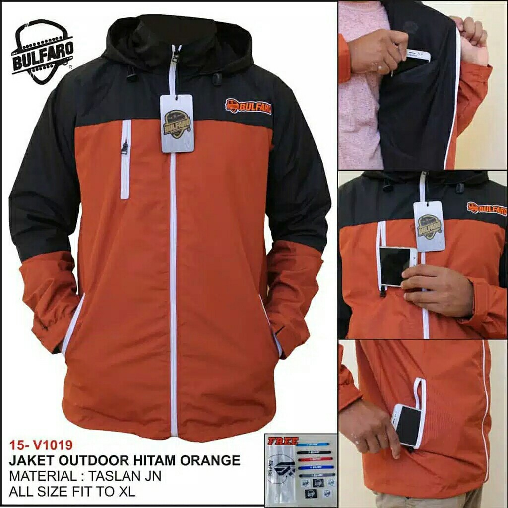 Jaket Hoodie New Outdoor Taslan JNJaket Hoodie PriaWanita