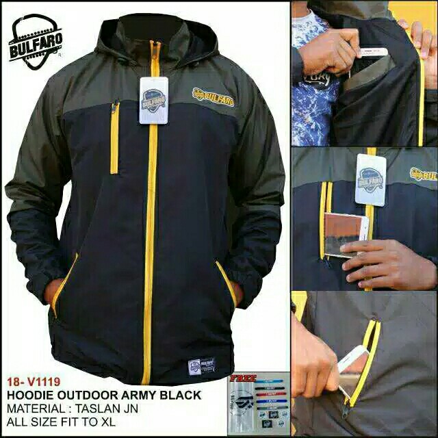 Jaket Hoodie New Outdoor Taslan JNJaket Hoodie PriaWanita 4