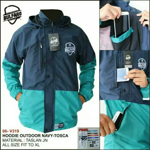 Jaket Hoodie Outdoor Waterproof Pria  WanitaJaket Gunung