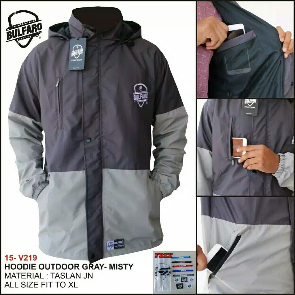 Jaket Hoodie Outdoor Waterproof Pria  WanitaJaket Gunung 2
