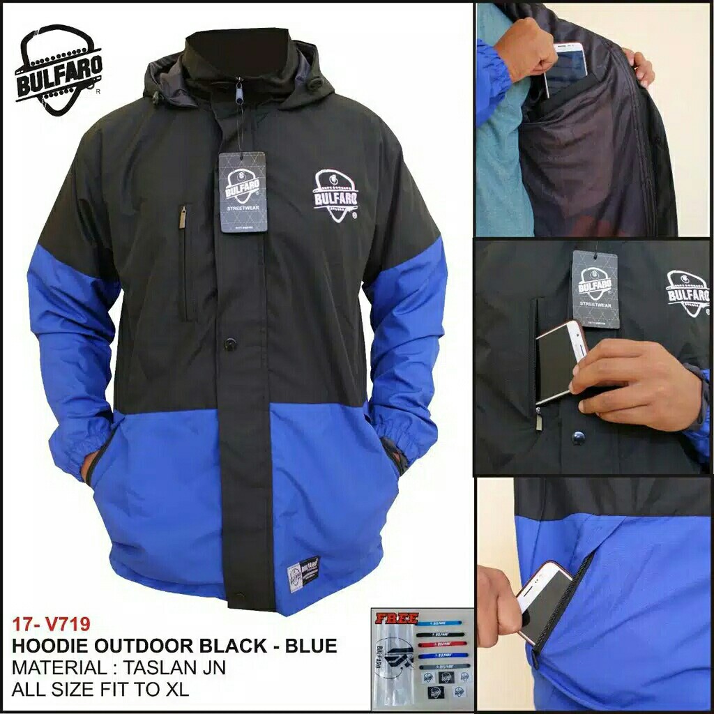 Jaket Hoodie Outdoor Waterproof Pria  WanitaJaket Gunung 2