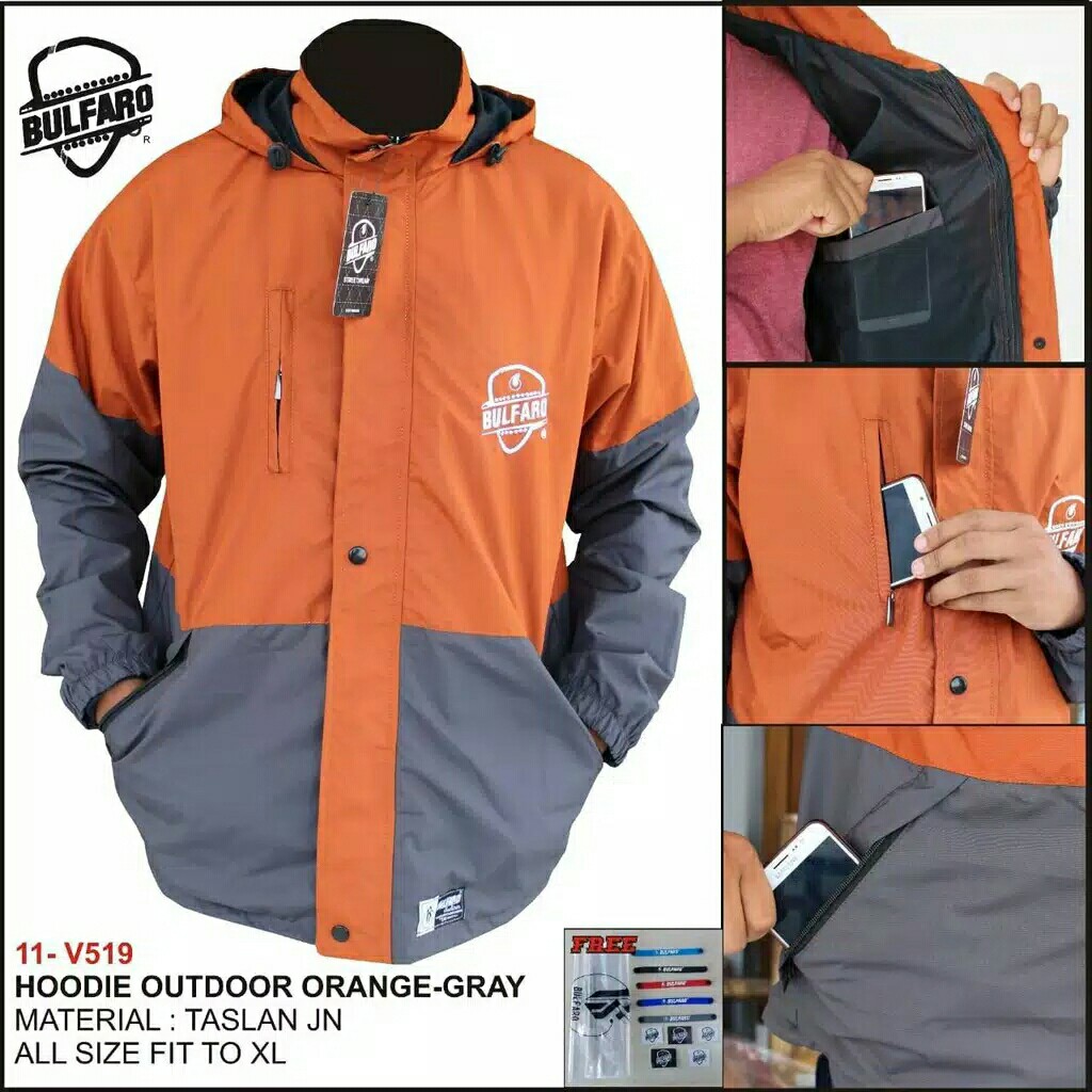 Jaket Hoodie Outdoor Waterproof Pria  WanitaJaket Gunung 4