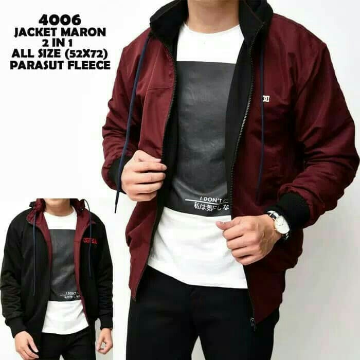 Jaket Motor Pria Dan Wanita 2 In 1 Bolak-balik 4