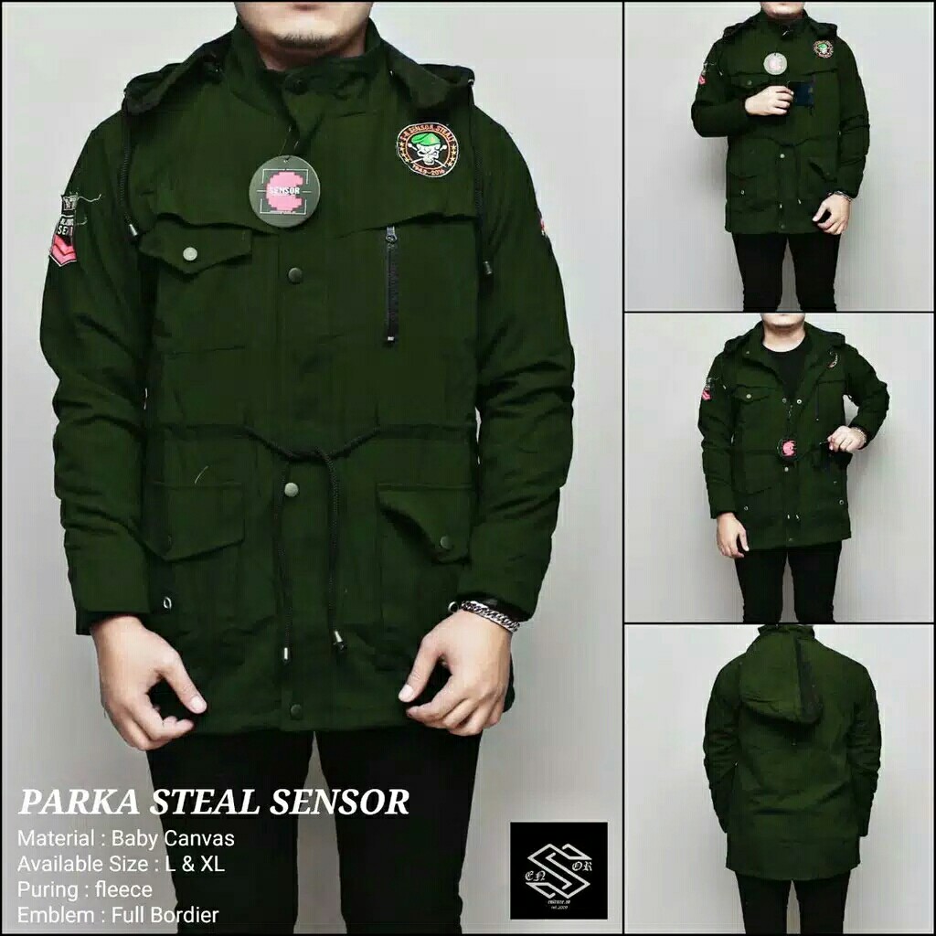 Jaket Parka Pria Justine Sensor Series 3