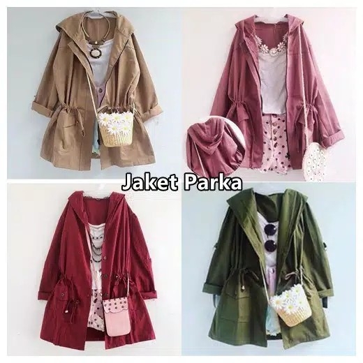 Jaket Parka Wanita  LD 105-115CM 2