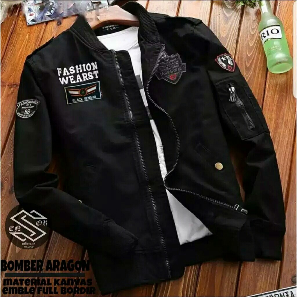 Jaket Pria Bomber Aragon