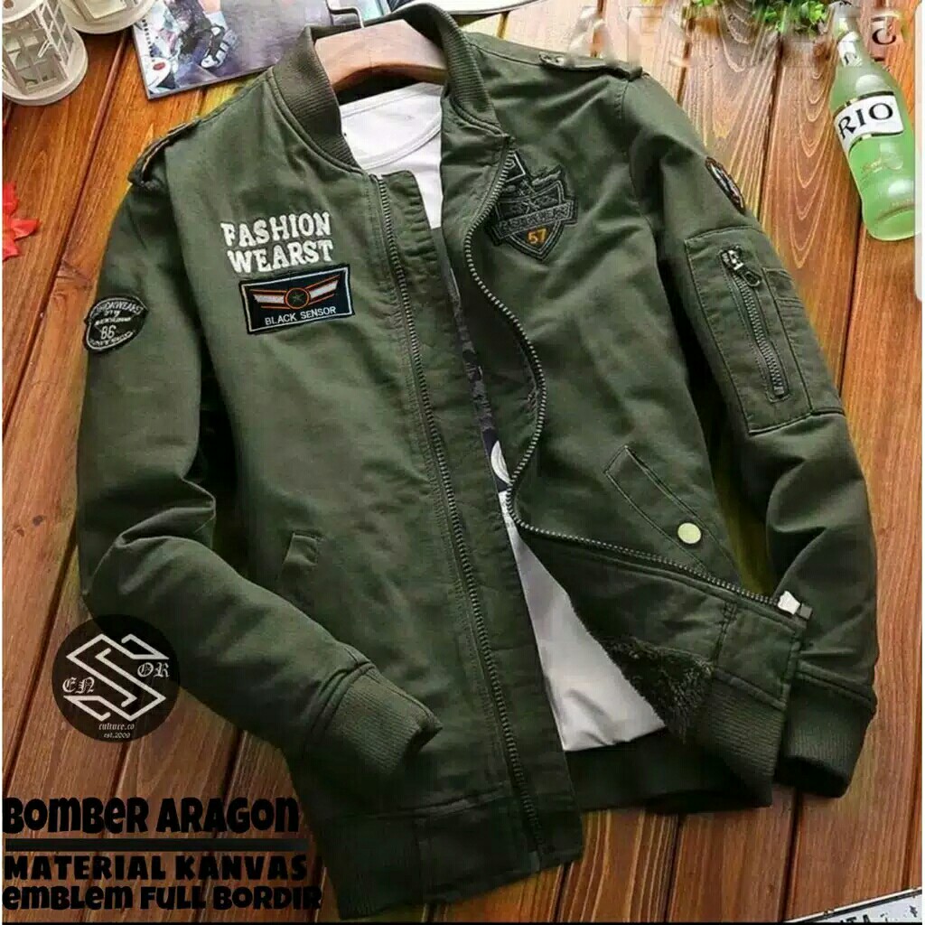Jaket Pria Bomber Aragon 2