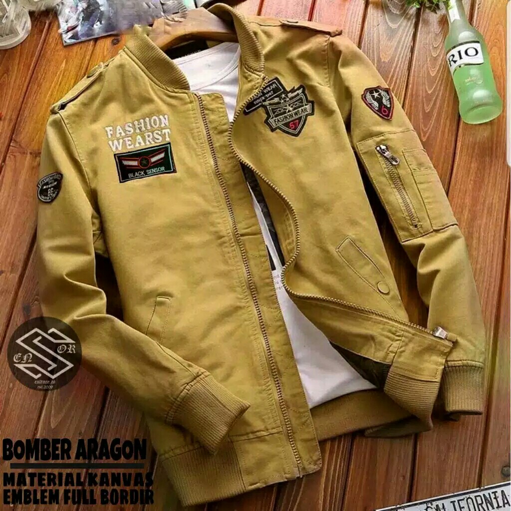 Jaket Pria Bomber Aragon 3