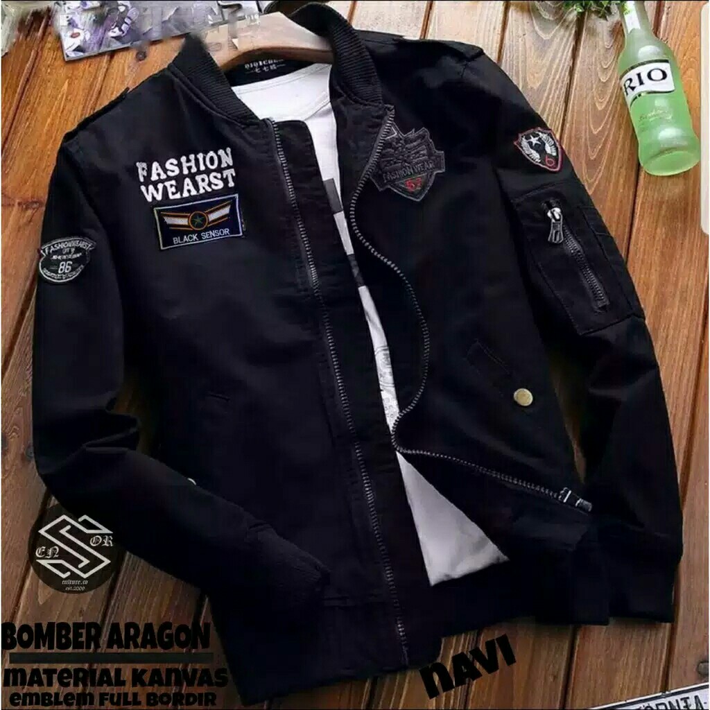 Jaket Pria Bomber Aragon 4