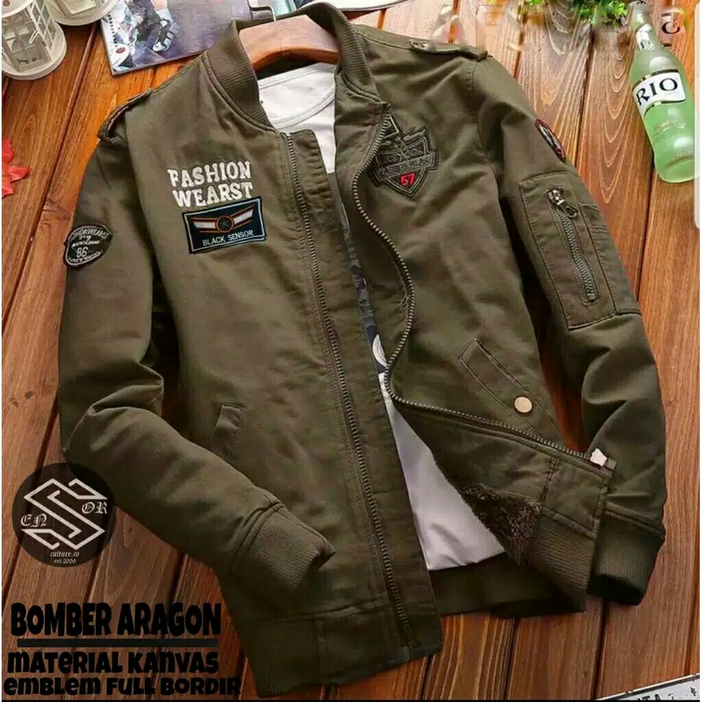 Jaket Pria Bomber Aragon 5