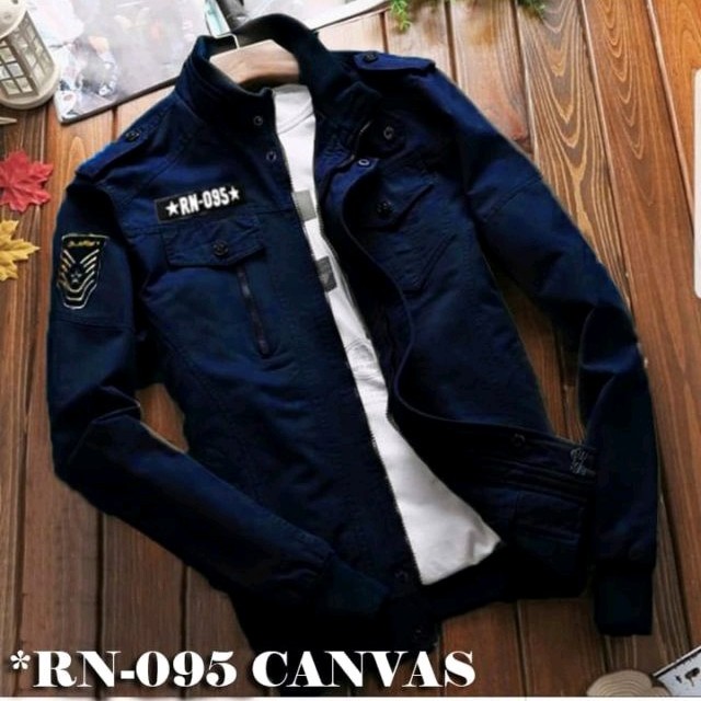Jaket RN095 Canvas Navy