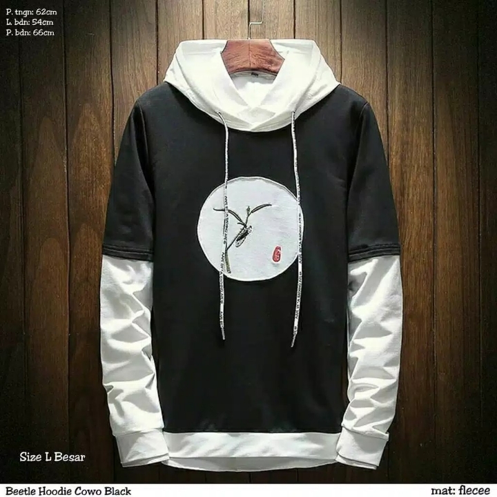 Jaket Sket Bulat Putih