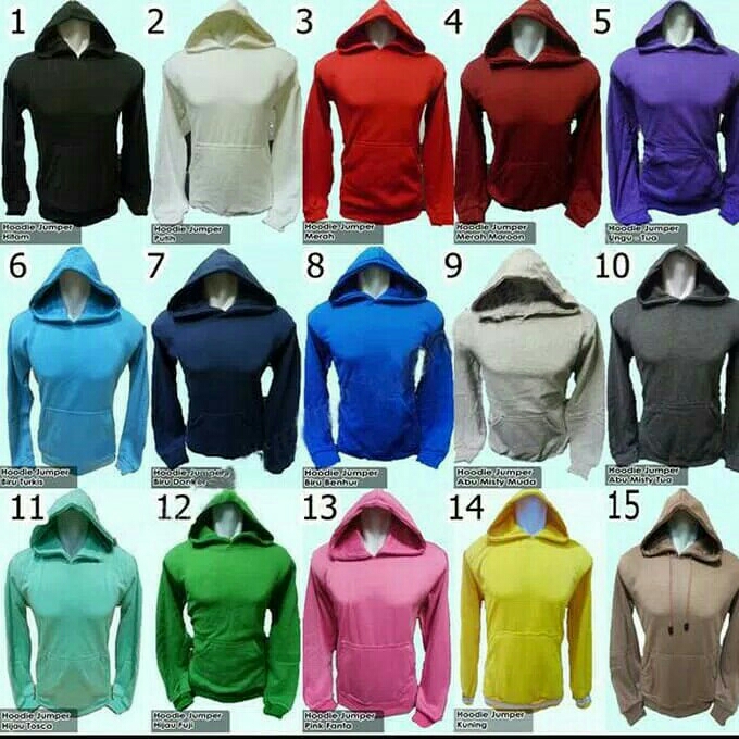 Jaket Warna Warni